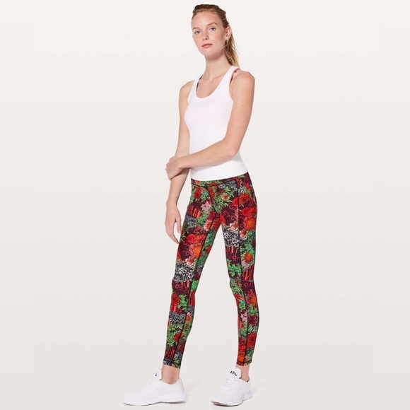 Lululemon Speed Up Tight Full-On Luxtreme 28" Zen Garden Multi Size 4 - Picture 1 of 11